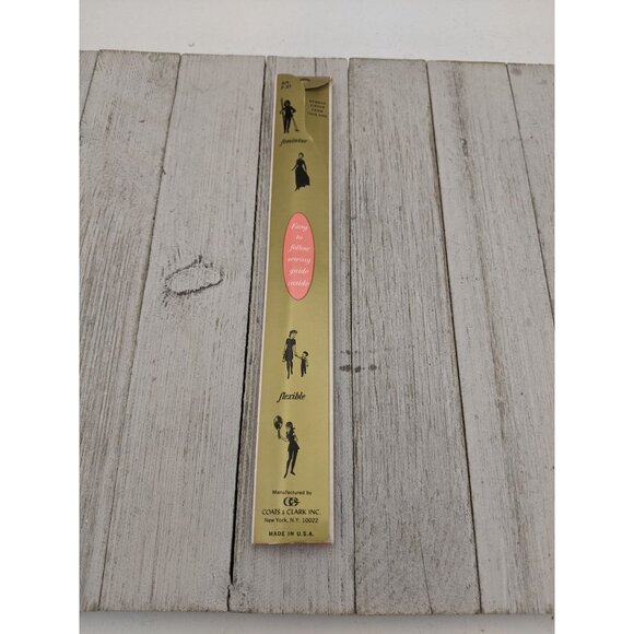 Vintage J&P Coats Neck Opening Metal Zipper 20" Red 128 - Picture 4 of 4